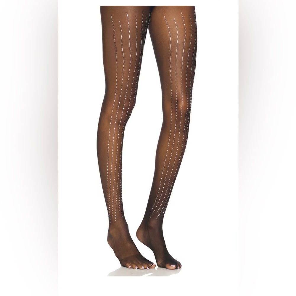 Stems Crystalline Tights in black, one size